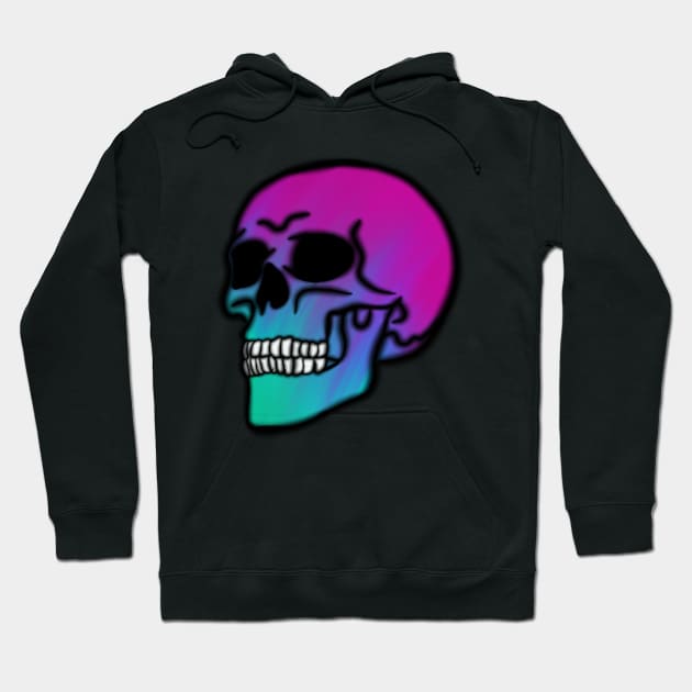 Pastel Skull Hoodie by Emma Grace